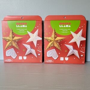 2 Kits! Create Your Own Paper Stars Kit Christmas Fun Craft!